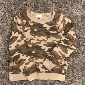Camouflage sweatshirt